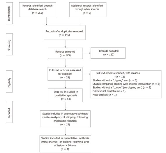 Effect of prophylactic clip placement following endoscopic mucosal resection of large colorectal lesions on delayed polypectomy bleeding: A meta-analysis.